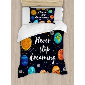 Ambesonne Christmas Duvet Cover Set, Floral Winter Red Bird Hat and Scarf on Blooming Tree Nature Inspired, Decorative 3 Piece Bedding Set with 2 Pillow Shams, Queen Size, Burgundy Green(Navy Orange)