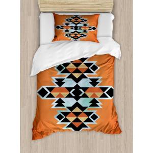 Ambesonne Christmas Duvet Cover Set, Floral Winter Red Bird Hat and Scarf on Blooming Tree Nature Inspired, Decorative 3 Piece Bedding Set with 2 Pillow Shams, Queen Size, Burgundy Green(Orange Black Pale Blue)