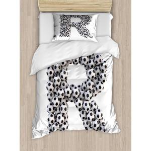 Ambesonne Christmas Duvet Cover Set, Watercolor Christmas Theme Fir Trees Abstract Silhouettes Illustration, Decorative 3 Piece Bedding Set with 2 Pillow Shams, Queen Size, Green Seafoam(Charcoal White)