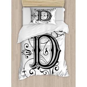 Ambesonne Christmas Duvet Cover Set, Xmas Baubles on Snow with Snowflakes Ice Holiday Humanitarian Artwork Illustration, Decorative 3 Piece Bedding Set with 2 Pillow Shams, Queen Size, White Red(Off White Grey)