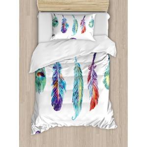Ambesonne Christmas Duvet Cover Set, Xmas Baubles on Snow with Snowflakes Ice Holiday Humanitarian Artwork Illustration, Decorative 3 Piece Bedding Set with 2 Pillow Shams, Queen Size, White Red(White Purple)
