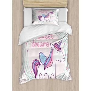 Ambesonne Christmas Duvet Cover Set, Xmas Baubles on Snow with Snowflakes Ice Holiday Humanitarian Artwork Illustration, Decorative 3 Piece Bedding Set with 2 Pillow Shams, Queen Size, White Red(Seafoam Pink)