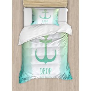 Ambesonne Christmas Duvet Cover Set, Xmas Baubles on Snow with Snowflakes Ice Holiday Humanitarian Artwork Illustration, Decorative 3 Piece Bedding Set with 2 Pillow Shams, Queen Size, White Red(Green White)