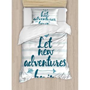 Ambesonne Christmas Duvet Cover Set, Xmas Baubles on Snow with Snowflakes Ice Holiday Humanitarian Artwork Illustration, Decorative 3 Piece Bedding Set with 2 Pillow Shams, Queen Size, White Red(Night Blue Pale Blue)