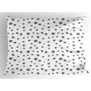 Ambesonne Christmas Pillow Sham, Snowy Winter Tree Branches Berries Bullfinch Birds Snowman Hat, Decorative Standard Size Printed Pillowcase, 26″ X 20″, Almond Green Orange(Grey and White)