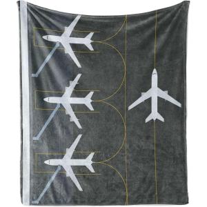 Ambesonne Christmas Throw Blanket, Xmas Eve Starry Night in Snowy Town with Starry Sky Reindeer and Moon, Flannel Fleece Accent Piece Soft Couch Cover for Adults, 70″ x 90″, Cocoa Dark Slate Blue(White Dimgray)