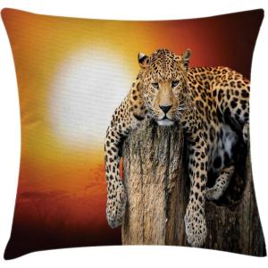 Ambesonne Christmas Throw Pillow Cushion Cover, Featured Xmas Baubles with Ribbon Holiday Wish Artwork Image Illustration, Decorative Square Accent Pillow Case, 20″ X 20″, White and Beige(Burnt Orange)