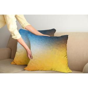 Ambesonne Christmas Throw Pillow Cushion Cover, Featured Xmas Baubles with Ribbon Holiday Wish Artwork Image Illustration, Decorative Square Accent Pillow Case, 20″ X 20″, White and Beige(Slate Blue Marigold)