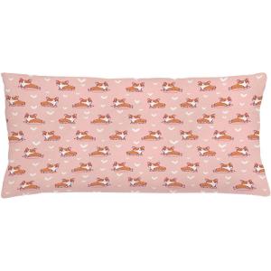 Ambesonne Christmas Throw Pillow Cushion Cover, Featured Xmas Baubles with Ribbon Holiday Wish Artwork Image Illustration, Decorative Square Accent Pillow Case, 20″ X 20″, White and Beige(Coral Orange White)