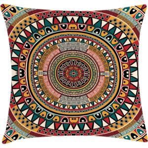 Ambesonne Christmas Throw Pillow Cushion Cover, Featured Xmas Baubles with Ribbon Holiday Wish Artwork Image Illustration, Decorative Square Accent Pillow Case, 20″ X 20″, White and Beige(Mustard Jade)