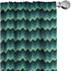 Ambesonne Christmas Window Curtains, Xmas Santa Claus Tree on Colorful Polka Dot Backdrop Gift Boxes Colorful Art, Lightweight Decor 2-Panel Set with Rod Pocket, Pair of – 28″ x 84″, Green Vermilion(Mint Green)