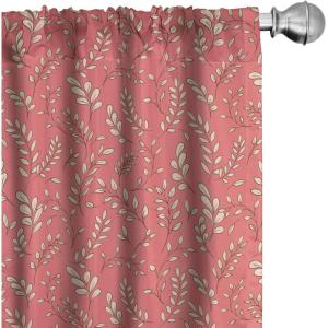 Ambesonne Christmas Window Curtains, Xmas Santa Claus Tree on Colorful Polka Dot Backdrop Gift Boxes Colorful Art, Lightweight Decor 2-Panel Set with Rod Pocket, Pair of – 28″ x 84″, Green Vermilion(Black Peach)