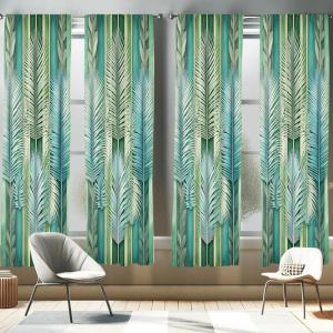 Ambesonne Christmas Window Curtains, Xmas Santa Claus Tree on Colorful Polka Dot Backdrop Gift Boxes Colorful Art, Lightweight Decor 2-Panel Set with Rod Pocket, Pair of – 28″ x 84″, Green Vermilion(Grey Black)