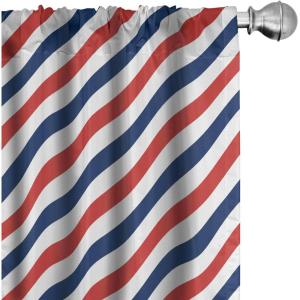 Ambesonne Christmas Window Curtains, Xmas Santa Claus Tree on Colorful Polka Dot Backdrop Gift Boxes Colorful Art, Lightweight Decor 2-Panel Set with Rod Pocket, Pair of – 28″ x 84″, Green Vermilion(Red Blue)