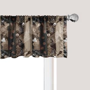 Ambesonne Cinco de Mayo Kitchen Curtains, Mexican Serape Colorful Stripes Vertical Lines Latino Design Illustration, Window Drapes 2 Panel Set for Kitchen Cafe Decor, 55″ x 39″, Red Green(Dark Brown)