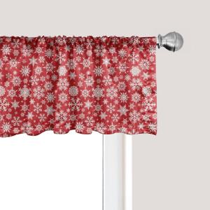 Ambesonne Cinco de Mayo Kitchen Curtains, Mexican Serape Colorful Stripes Vertical Lines Latino Design Illustration, Window Drapes 2 Panel Set for Kitchen Cafe Decor, 55″ x 39″, Red Green(White and Vermilion)