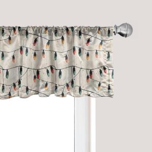 Ambesonne Cinco de Mayo Kitchen Curtains, Mexican Serape Colorful Stripes Vertical Lines Latino Design Illustration, Window Drapes 2 Panel Set for Kitchen Cafe Decor, 55″ x 39″, Red Green(Eggshell Teal and Mustard)