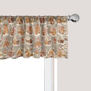 Ambesonne Cinco de Mayo Kitchen Curtains, Mexican Serape Colorful Stripes Vertical Lines Latino Design Illustration, Window Drapes 2 Panel Set for Kitchen Cafe Decor, 55″ x 39″, Red Green(Cinnamon and Beige)