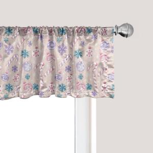 Ambesonne Cinco de Mayo Kitchen Curtains, Mexican Serape Colorful Stripes Vertical Lines Latino Design Illustration, Window Drapes 2 Panel Set for Kitchen Cafe Decor, 55″ x 39″, Red Green(Lavender Teal Beige)