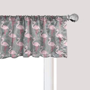 Ambesonne Cinco de Mayo Kitchen Curtains, Mexican Serape Colorful Stripes Vertical Lines Latino Design Illustration, Window Drapes 2 Panel Set for Kitchen Cafe Decor, 55″ x 39″, Red Green(Grey Rose Pink)