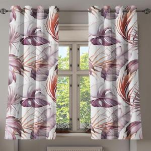 Ambesonne Delicate Roses Grommet Curtain, Retro Themed Garden Scene Flowers Vintage with Neutral Colors, Decorative 2-Panel Window Drapes for Bedroom Living Room, 50″ x 84″, Pale Peach Pale Grey Dust(Mauve Taupe Ruby White)