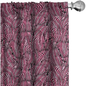 Ambesonne Geometric Window Curtains, Cultures Motif Traditional Teardrop Pattern Vintage Palette, Lightweight Decor 2-Panel Set with Rod Pocket, Pair of – 28″ x 63″, White Orange(Black)