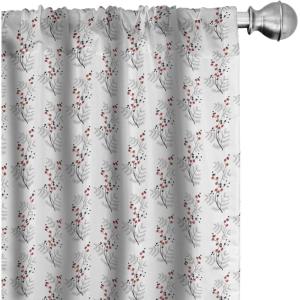 Ambesonne Geometric Window Curtains, Cultures Motif Traditional Teardrop Pattern Vintage Palette, Lightweight Decor 2-Panel Set with Rod Pocket, Pair of – 28″ x 63″, White Orange(Pale Black)