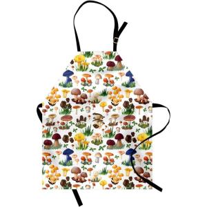Ambesonne Multicolor Aprons(Beige Green)