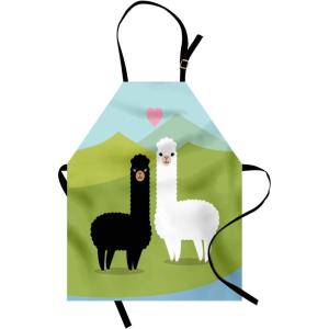 Ambesonne Multicolor Aprons(Blue and Green)