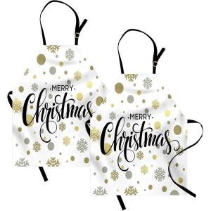 Ambesonne Multicolor Aprons(Charcoal Beige)