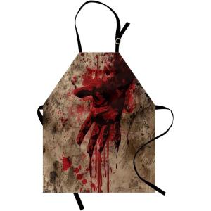 Ambesonne Multicolor Aprons(Dark Pink and Dark Tan)