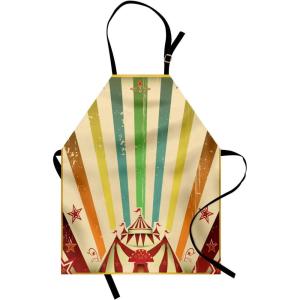 Ambesonne Multicolor Aprons(Green Brown)