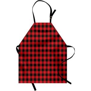 Ambesonne Multicolor Aprons(Orange Black)