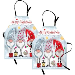 Ambesonne Multicolor Aprons(Pale Blue Multicolor)