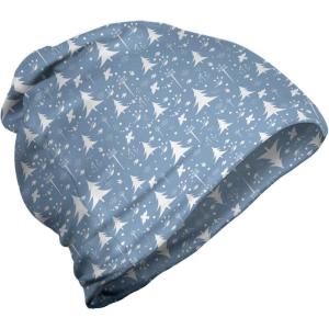 Ambesonne Unisex Beanie, Christmas Theme Botany Items, Hiking Outdoors