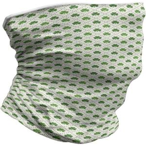 Ambesonne Unisex Multicolor Face and Neck Warmers(4 Leaf Shamrock Dots)