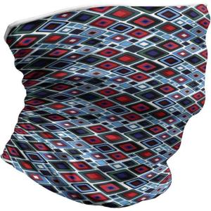 Ambesonne Unisex Multicolor Face and Neck Warmers(Abstract Squares Design)