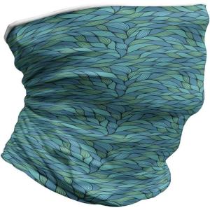 Ambesonne Unisex Multicolor Face and Neck Warmers(Abstract Wave Ocean Motif)