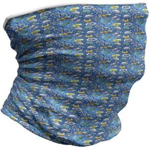 Ambesonne Unisex Multicolor Face and Neck Warmers(Alien and Human Astronaut)