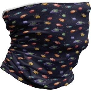 Ambesonne Unisex Multicolor Face and Neck Warmers(Aliens in Love Happy)