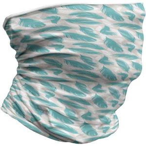 Ambesonne Unisex Multicolor Face and Neck Warmers(Bird Feathers Design)