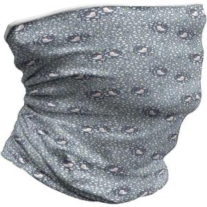 Ambesonne Unisex Multicolor Face and Neck Warmers(Bird With Xmas Hat Snow)