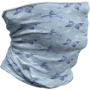 Ambesonne Unisex Multicolor Face and Neck Warmers(Blue Dragonflies)