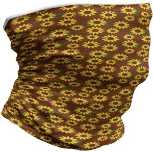 Ambesonne Unisex Multicolor Face and Neck Warmers(Cartoon Blossoms)