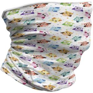 Ambesonne Unisex Multicolor Face and Neck Warmers(Characters and Dots)
