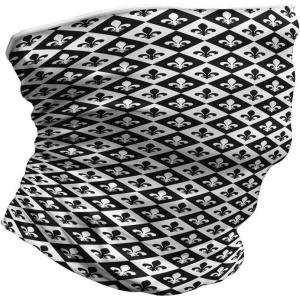 Ambesonne Unisex Multicolor Face and Neck Warmers(Checkerboard Logo)