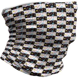 Ambesonne Unisex Multicolor Face and Neck Warmers(Checkered Dotted Tile)