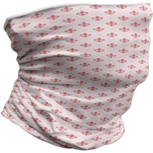 Ambesonne Unisex Multicolor Face and Neck Warmers(Checkered Fleur De Lis)