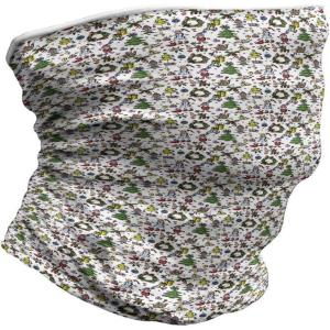 Ambesonne Unisex Multicolor Face and Neck Warmers(Christmas Cartoon)