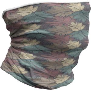 Ambesonne Unisex Multicolor Face and Neck Warmers(Colorful Foliage Leaves)